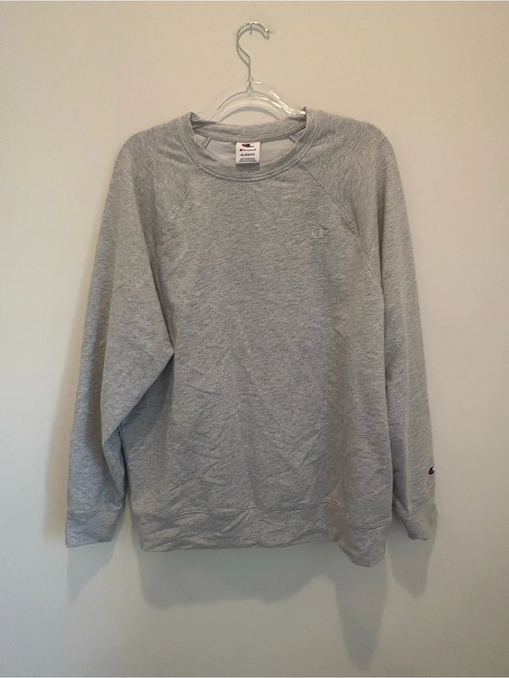 Champion Men’s Crewneck Sweatshirt - Light Gray
